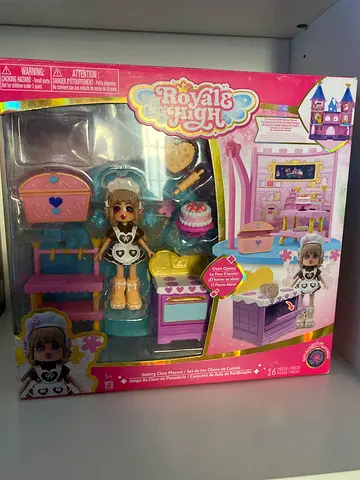 Royal high baking class playset with 1 doll, 6 accessories(without the in game item)