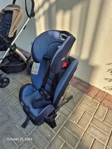 Used Joie i-Size Rearward/Forward Convertible Infant/Toddler Car Seat - Blue