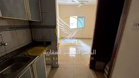 Family Studio for Rent in Al Nabba Sharjah with Separate Kitchen Split AC and Easy Access to Daily N