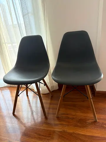 Modern grey chairs