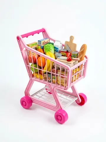 Kids Mini Grocery Shopping Cart