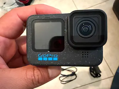 GoPro HERO12 Black + Original Accessories + 3 Batteries + Dive Housing