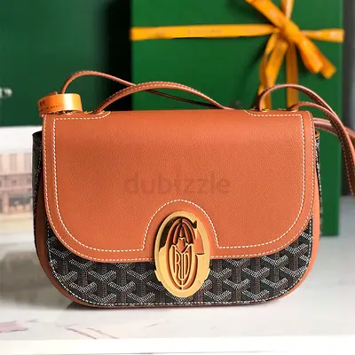 Goyard 233 bag in Black & Tan