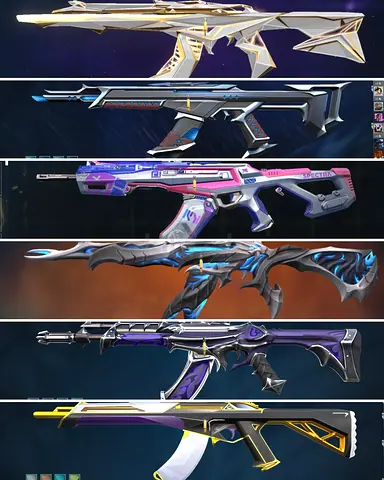 Valorant Account 60 skins STACKED  ! حساب فالورنت ! OG Rare skins - Kingdom and Dot EXE Sets