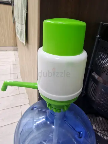 Manual Water Dispenser Pump for 19L/20L Bottles - Green/White