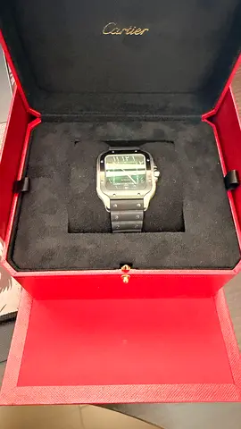 Cartier Santos Middle East Limited Edition – Green Arabic Dial – Rare Collector’s Piece