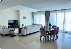 Furnished 3BR Beachfront Apartment for Monthly Rent in Sharjah