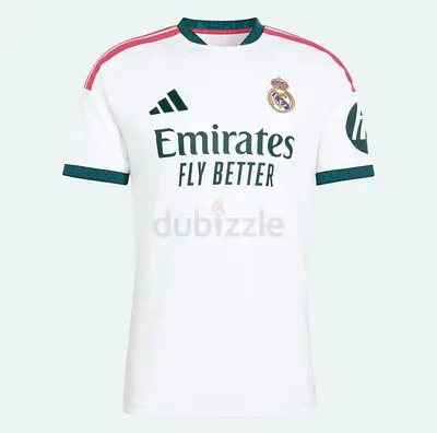 Real Madrid Home Football Jersey - Size L (White) Master cooy