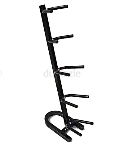5-Tier Medicine Ball Rack Stand | Black | Durable Steel Construction - Brand New