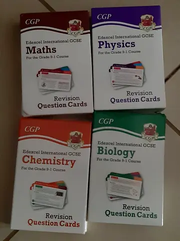 GCSE REVISION CARDS