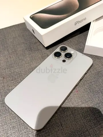 iPhone 15 Pro Max 256GB Natural Titanium - Excellent Condition with Box - dual eSim