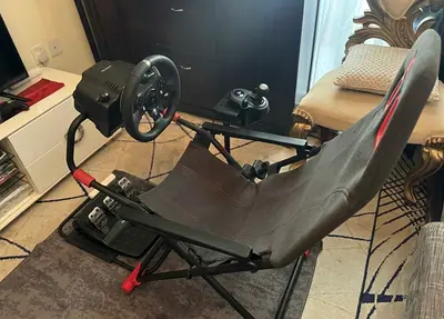 Sim Racing Rig! Logitech G920 + Shifter + Pedals+ Foldable Cockpit (Xbox & PC)