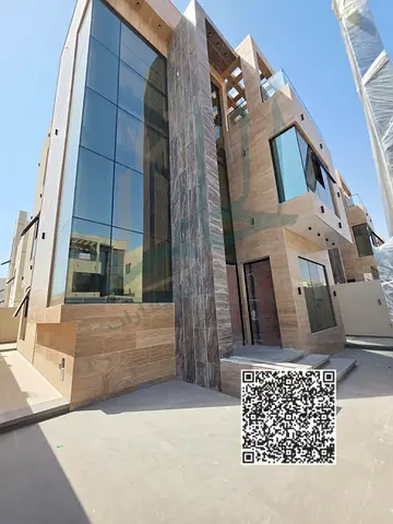 للبيع في عجمان منطقة الحليو 2 | فيلا فاخرة أرضي وأول وروف | 6 غرف ماستر ومجلس وتراس | السعر شامل الرسوم والكهرباء والمكيفات