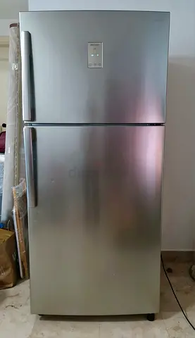 Silver Large Top-Freezer Refrigerator 500 ml - Good Working Condition