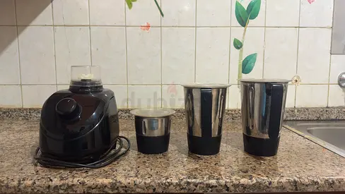 Philips-style Mixer Grinder with 3 Stainless Steel Jars - Working Condition