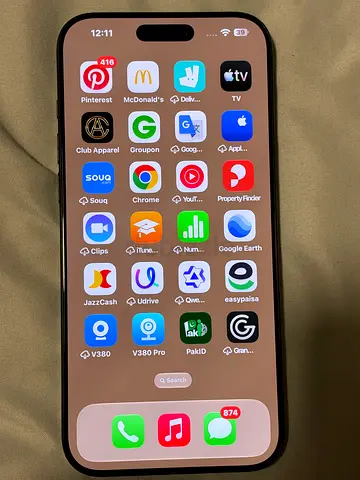 iPhone 16 Pro Max 256GB – Black with Sharaf DG Shield Plus