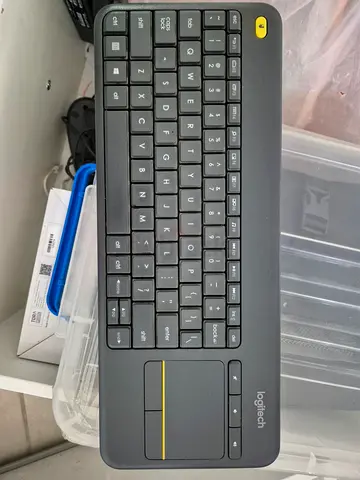 Logitech Wireless Compact Keyboard with Integrated Touchpad - Good Condition