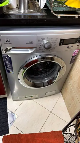 Electrolux 8kg Front Load Washing Machine - Silver, Good Working Condition