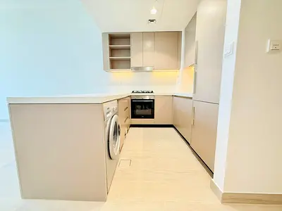 Brand New 1 BHK | Modern U-Shaped Kitchen | Premium Location | Azizi Riviera