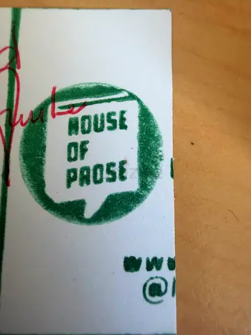 House Of Prose LIBRARY CARD COUPON