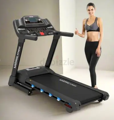 8HP AC Heavy-Duty Treadmill — 160kg Max, 55cm Belt, Shock Pods - Brand New