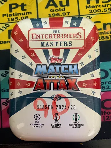 Mystery football tin match attax/topps