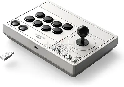 8BitDo Arcade Stick Xbox & PC White - Wireless 2.4G or Wired USB