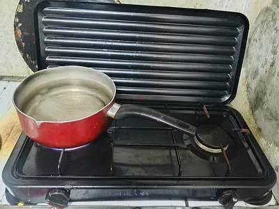 Portable 2-Burner Gas Stove / Hot Plate - Used