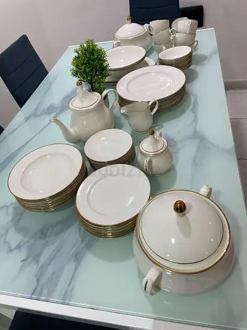 Dinner set 61 pcs bone china dishwasher and micro oven safe