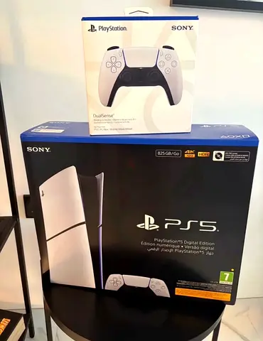 PS5 Slim Digital Edition UAE Version With 2 Controllers and Box