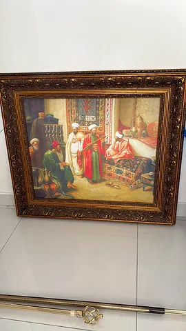 Huge painting with frame