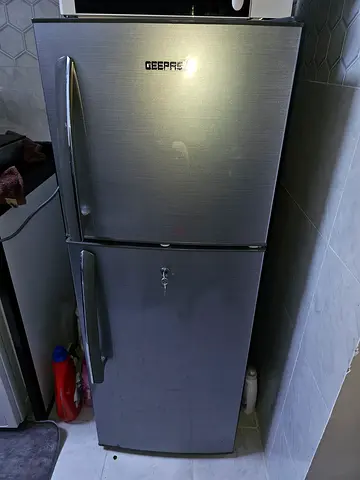 Double-door Geepas Refrigerator - Good Condition
