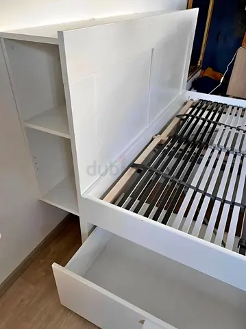 IKEA brihmness bed with IKEA mattress