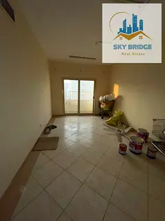 Lavish 1bhk with balcony and with close Hall central Ac and Gass in butina sharjah
