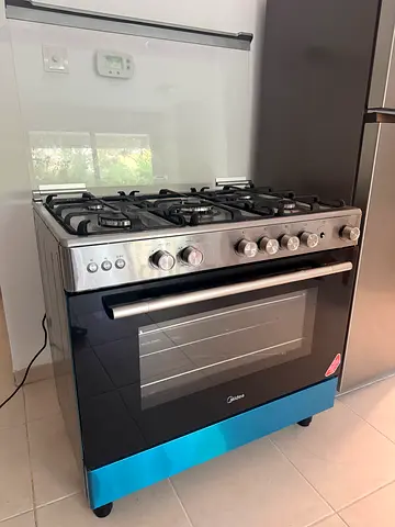 Midea oven gas cooker, 4 burners