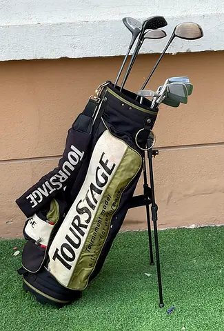 Tourstage with mizuno clubs