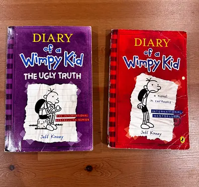 Diary of a Wimpy Kid collection of 2 books — The Ugly Truth + original (Jeff Kinney)