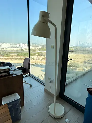 IKEA Floor Lamp with Adjustable Shade - Cream