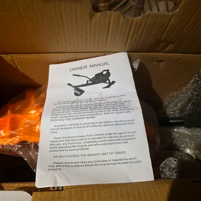 Kids Ride-On Scooter / Trike. Brandnew. Box Piece. Never Used. AED 170 Only!