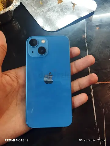 Blue iPhone (Good condition) - Clean Back, Dual Camera