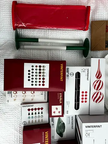 IKEA VINTERFINT Christmas Decorations - Like New, In Boxes, USED once