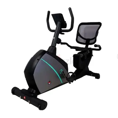 Heavy Duty Magnetic Recumbent Bike Exercise Bike, 150kgs Capacity, Monitor - Brand New