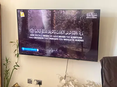58-inch Toshiba  LED TV - Wall Mounted, Good Condition
