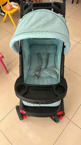 Lightweight mint baby stroller - good condition
