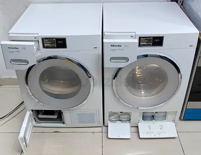 Miele latest model washer separate dryer 9x9