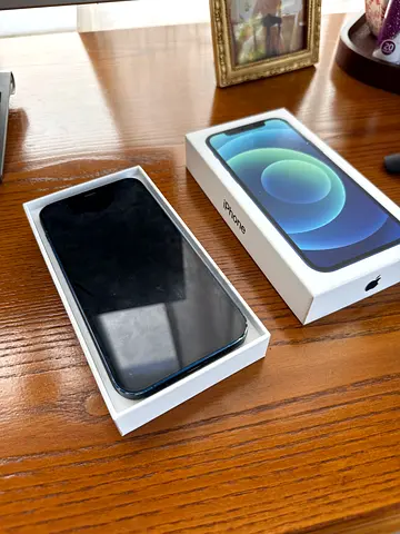 iPhone 12 (Blue) in original box - Good condition