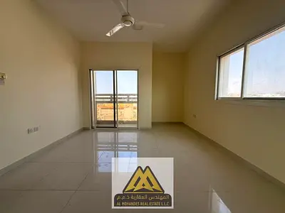 This one-bedroom apartment with a living room is available for annual rent in Al Mowaihat 2, close