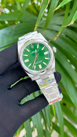Rolex Oyster Perpetual 1.1 Clone High Quality  stainless steel watch with green dial Fixed Price