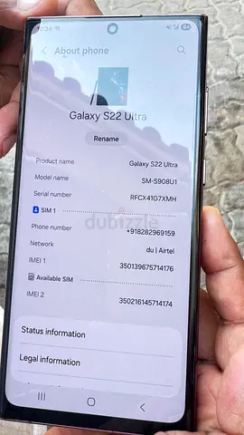 Samsung Galaxy S22 Ultra - Good Working Condition