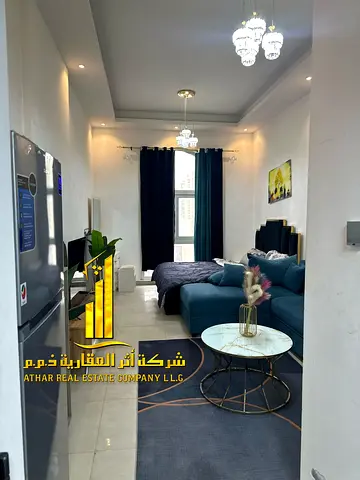 Luxury Studio | Fully Furnished | Distinctive view | For Monthly Rent | In a prime location in Ajman– All Bills & Wi-Fi Included